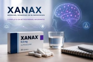 Xanax tabletten en verpakking